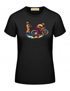 T-shirt stampata bici